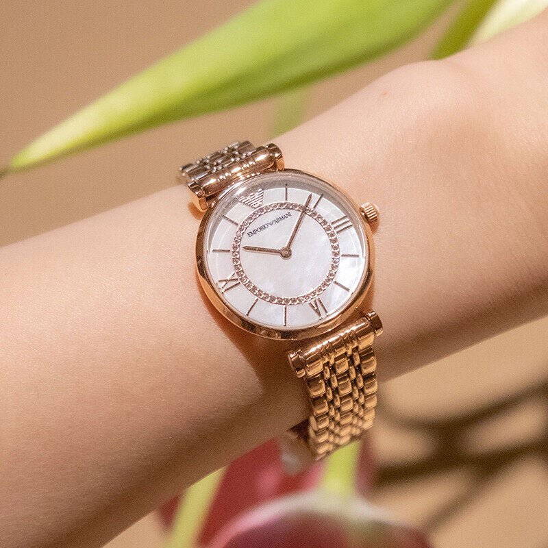 Emporio Armani Emporio Armani Gianni T-Bar AR1909 Rose Gold — miniatura 6